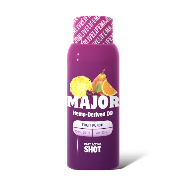 Major Fast Acting Shot Fruit Punch 100mg (hybrid, drinks, 1g)