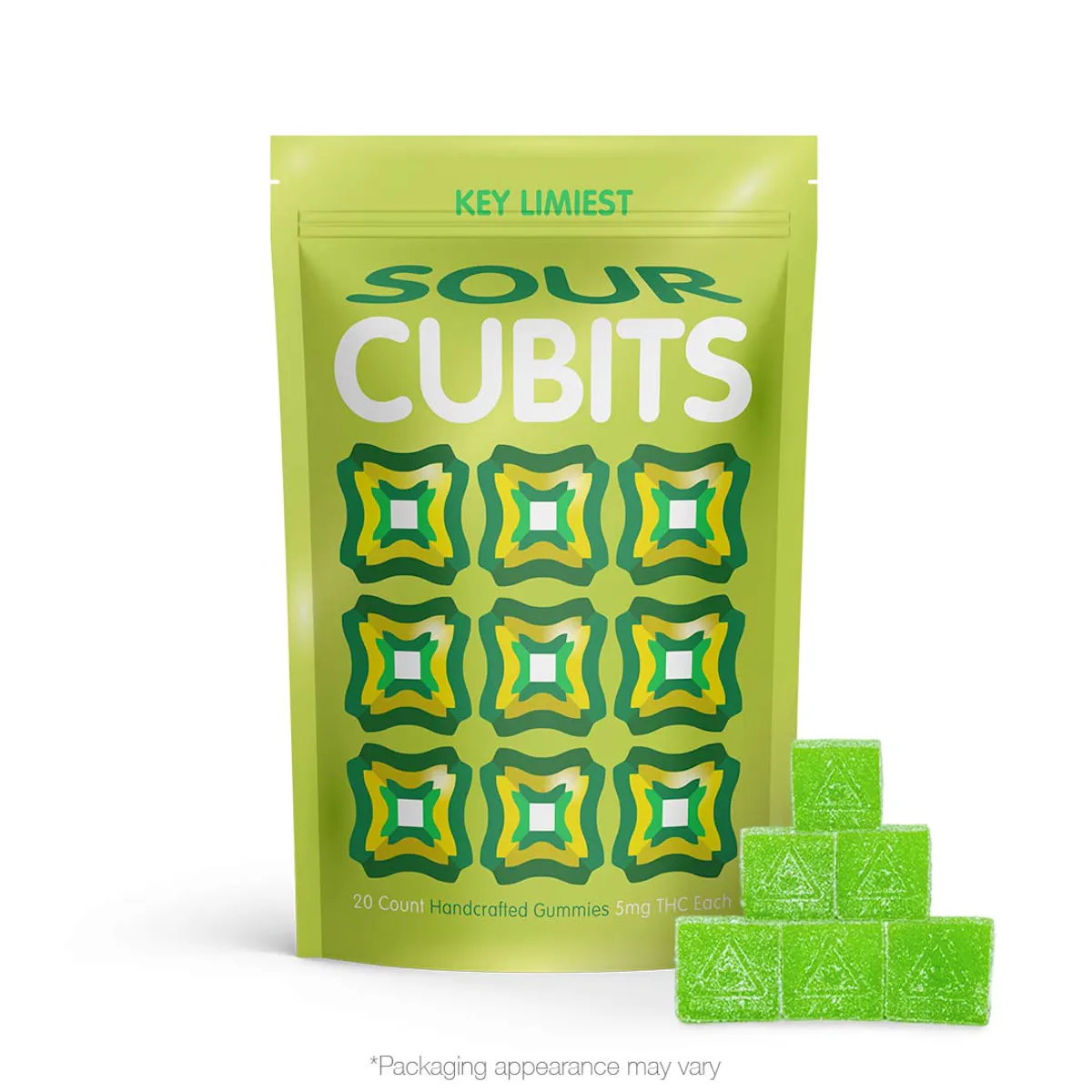 Sour Cubits l Key Limiest Gummies 20pk l 100mg - Eastern Green Cannabis ...