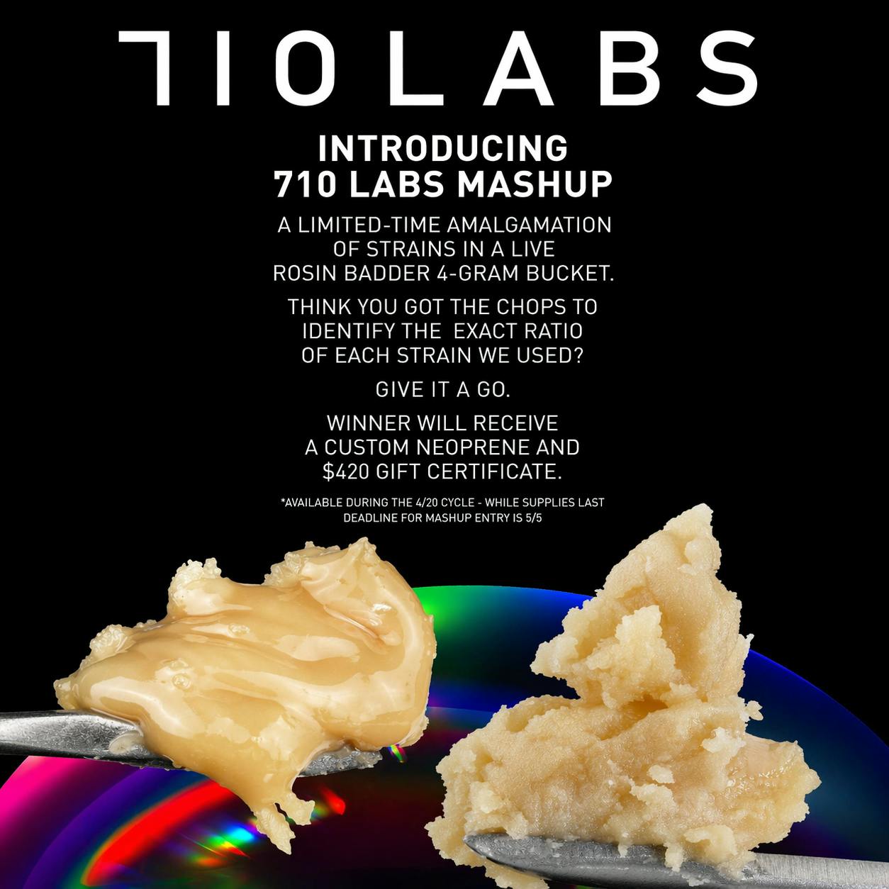 710 Labs - 4g Live Rosin Badder - Mashup