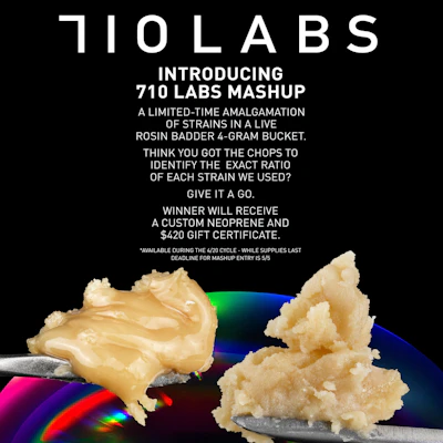 710 Labs - 4g Live Rosin Badder - Mashup - CONCENTRATES by 710 Labs at King of Budz