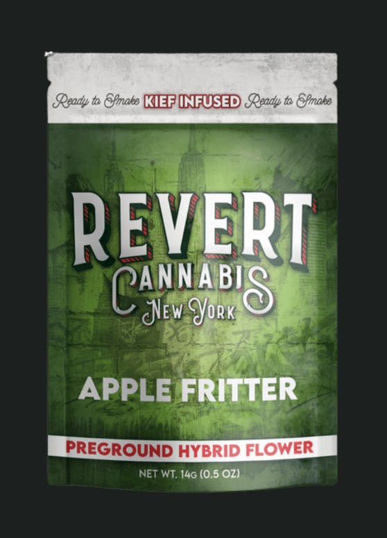 Apple Fritter Kief Infused Pre Ground Flower | Hybrid | Revert