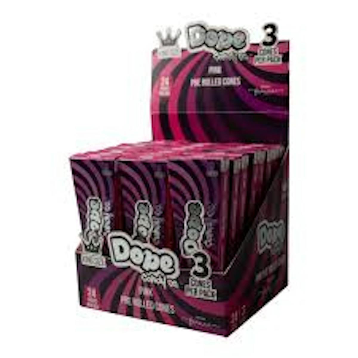 Photo of Dope Candy Pink Cones King Size 3pk (YBW)