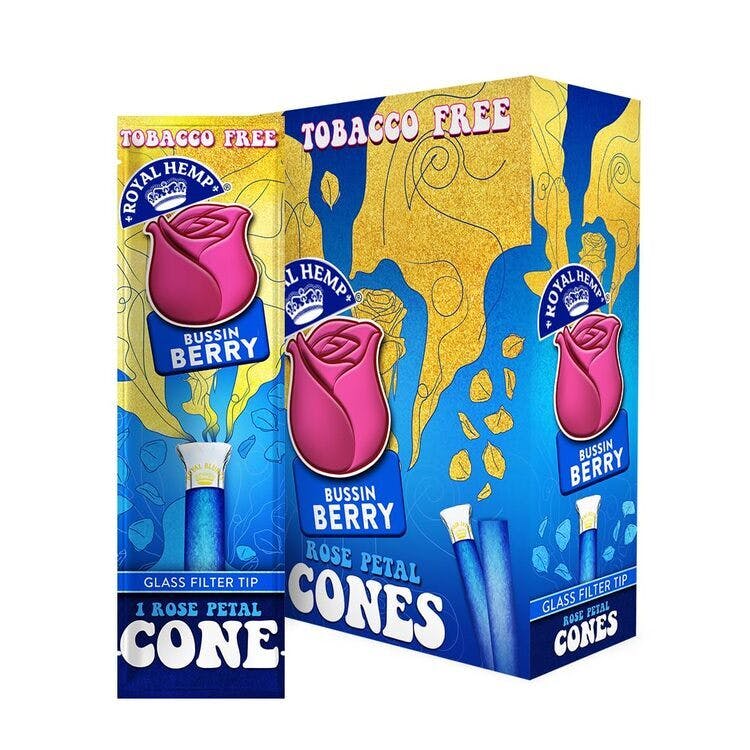 Blunts N Roses: Bussin Berry - Glass Tip Cones