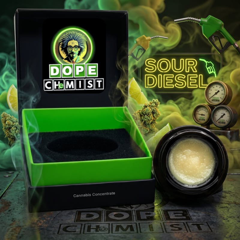 Product Dope Chemist - Sour Diesel Live Badder (1g)