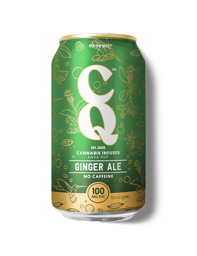 Product: CQ | Infused Soda (Single Can) - 100mg - Ginger Ale