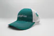 Teal White Trucker Hat