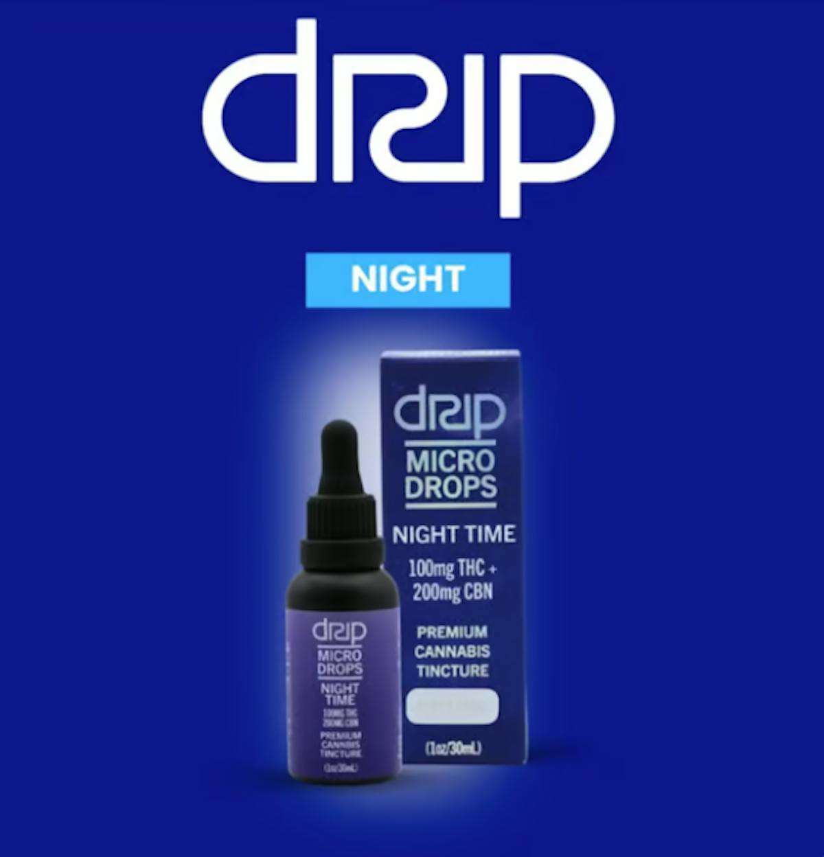 TINCTURE NIGHT DROPS THC/CBN .1g Tinctures | drip |