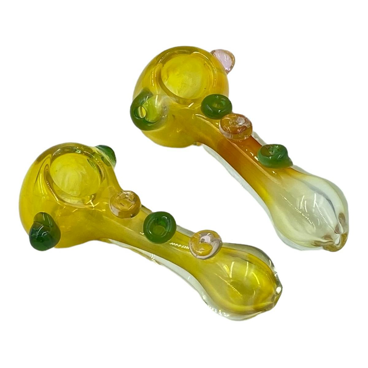 Photo of 5″ Yellow Fumed Knocker Heavy | Hand Pipe