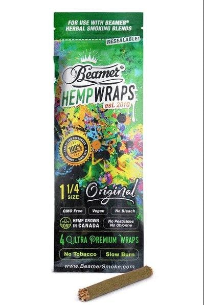Beamer - 4pk 1 1/4 Size Hemp Wrap - Original