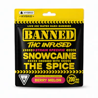 Banned - 200mg Hash Rosin Gummies - Berry Melon - product image at King of Budz