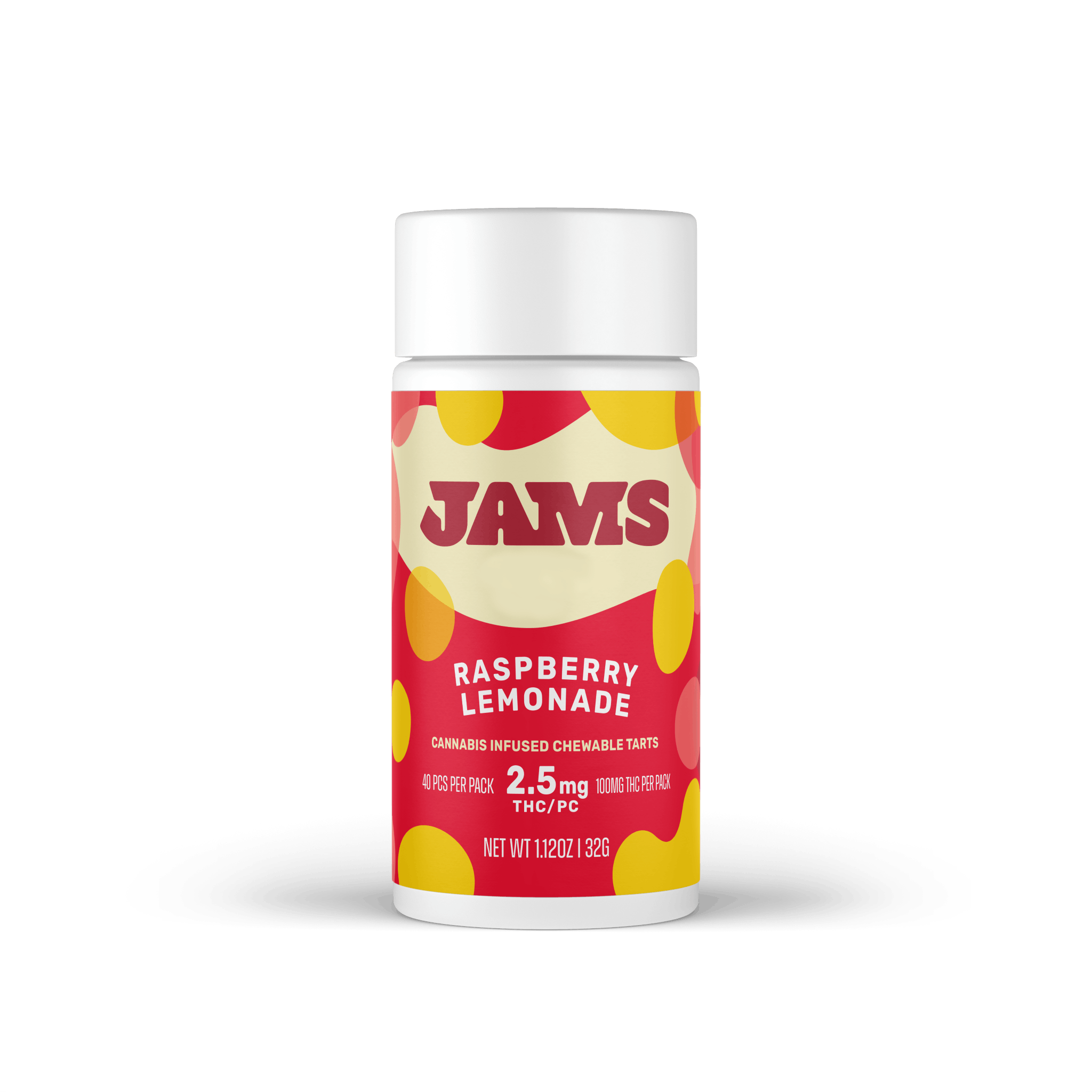 JAMS Raspberry Lemonade THC Lozenges 40pack 100mg