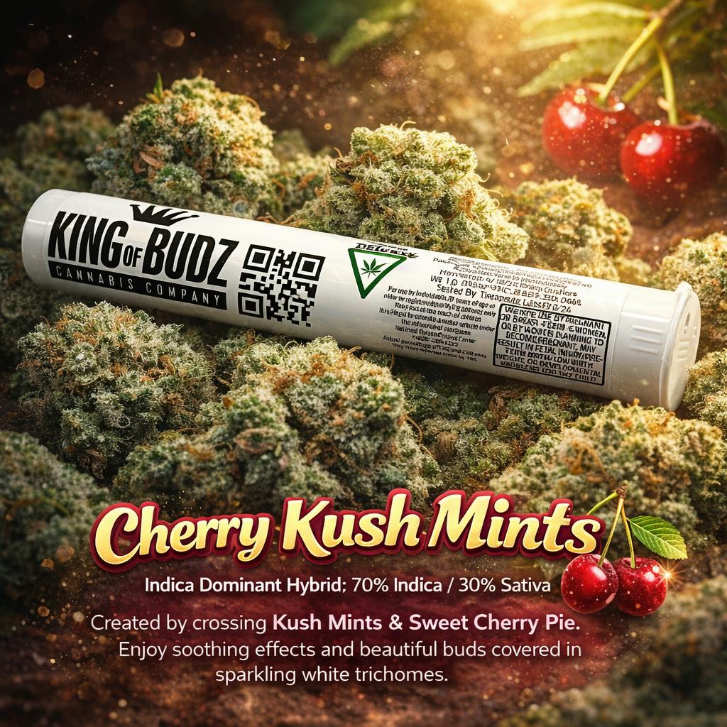 KOB - 1g Preroll - Cherry Kush Mints