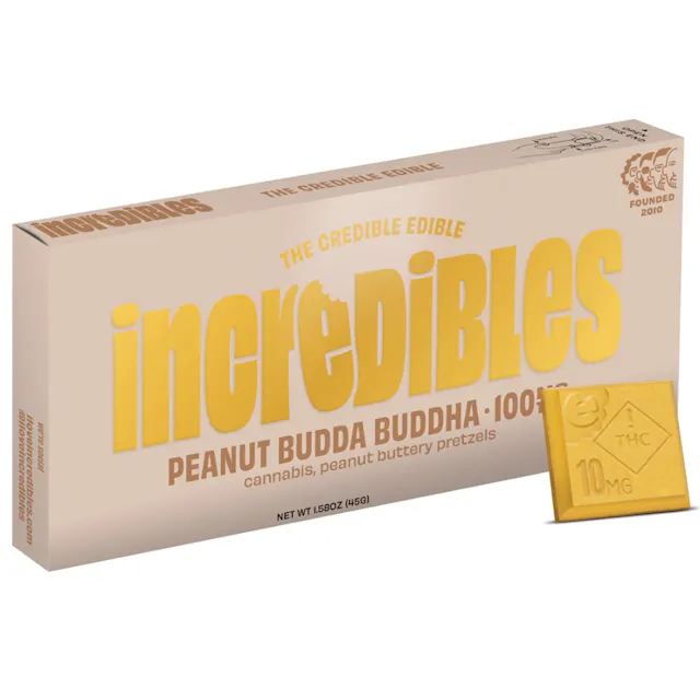 Incredibles Chocolate Peanut Budda Buddha 100mg (hybrid, chocolates, 2.8g)