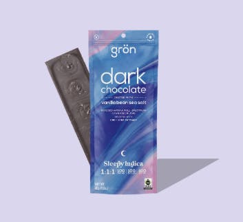 1:1:1 Dark Chocolate w/ Vanilla Bean Sea Salt – CBD/CBN/THC-1