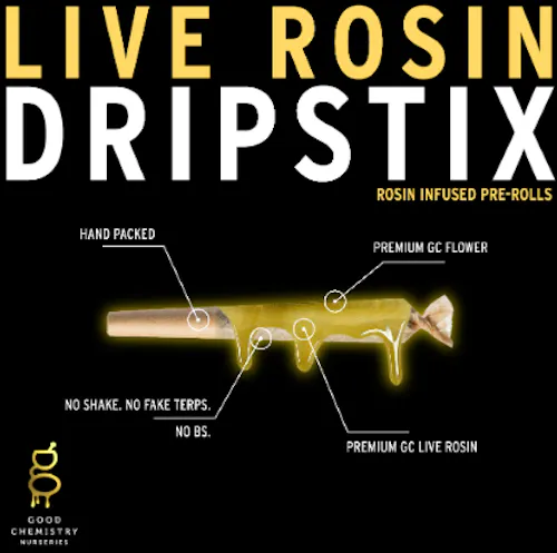 Good Chemistry Nurseries Mini DripStix Orchard Jam 0.65g Infused Pre-Roll 2pk (1.3g)-active