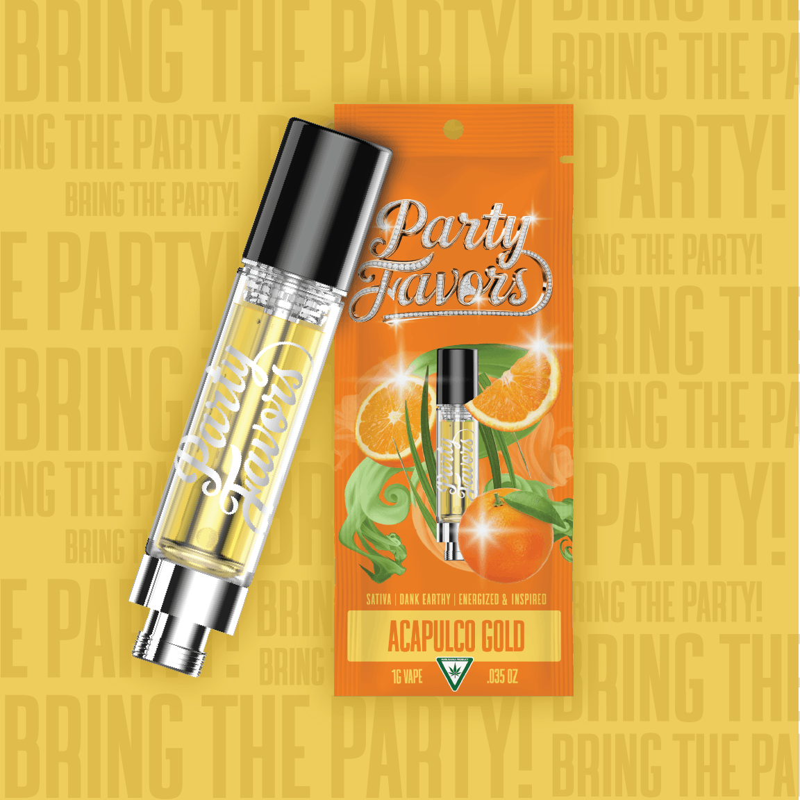 Product: Party Favors | Acapulco Gold Distillate Cartridge | 1g