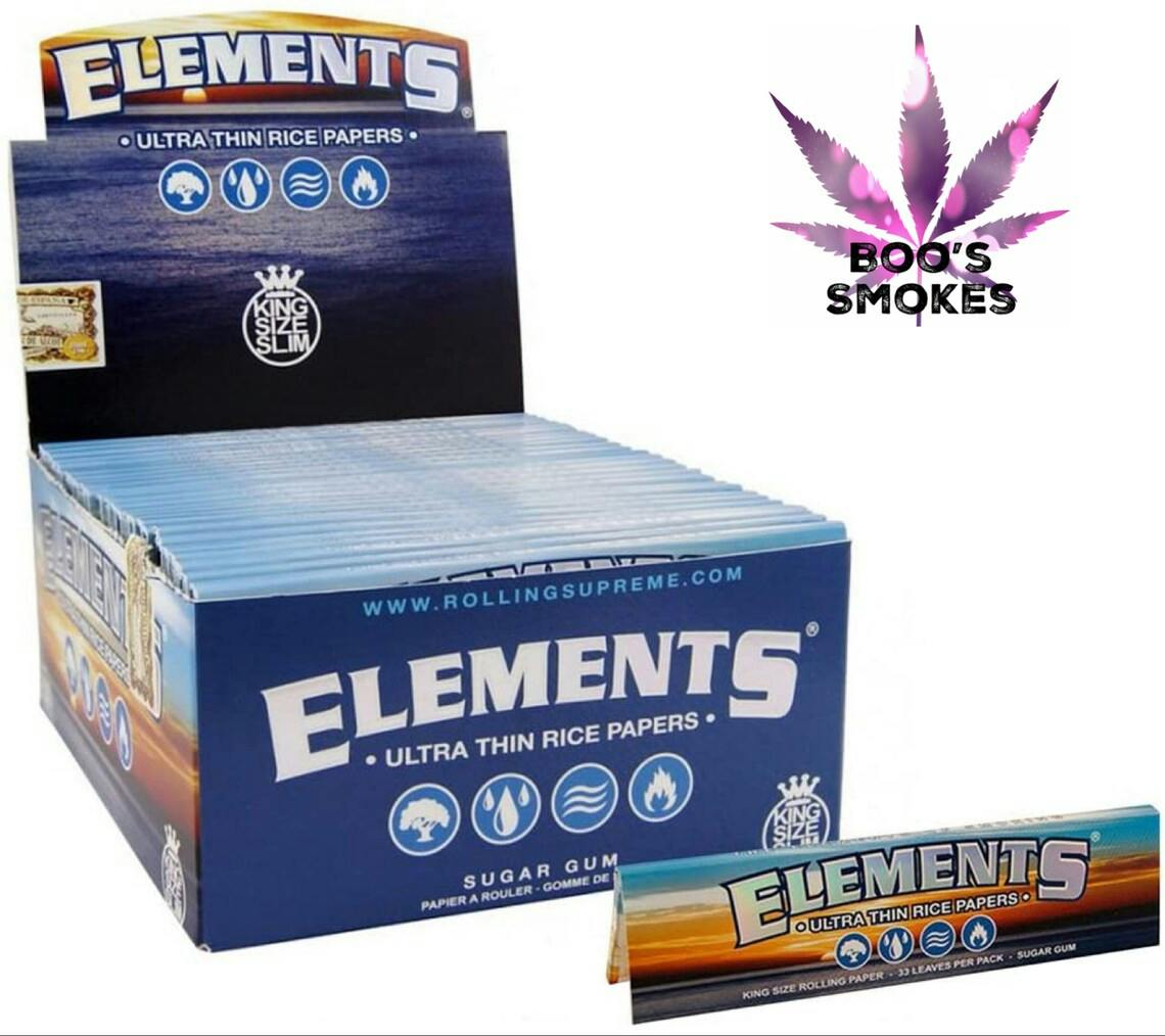 Elements - Blue King Size Rolling Papers