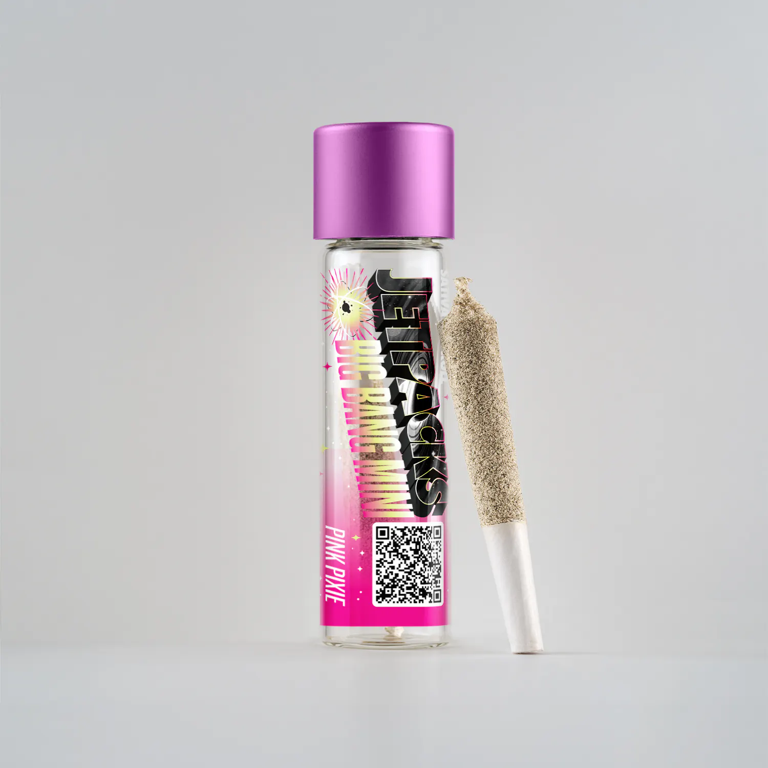 カスタムコルク半　大粒小粒MIX倍増　Candyピンクライン Pink Pixie Big Bang Mini Live Resin Infused Pre-roll | 0.5G by