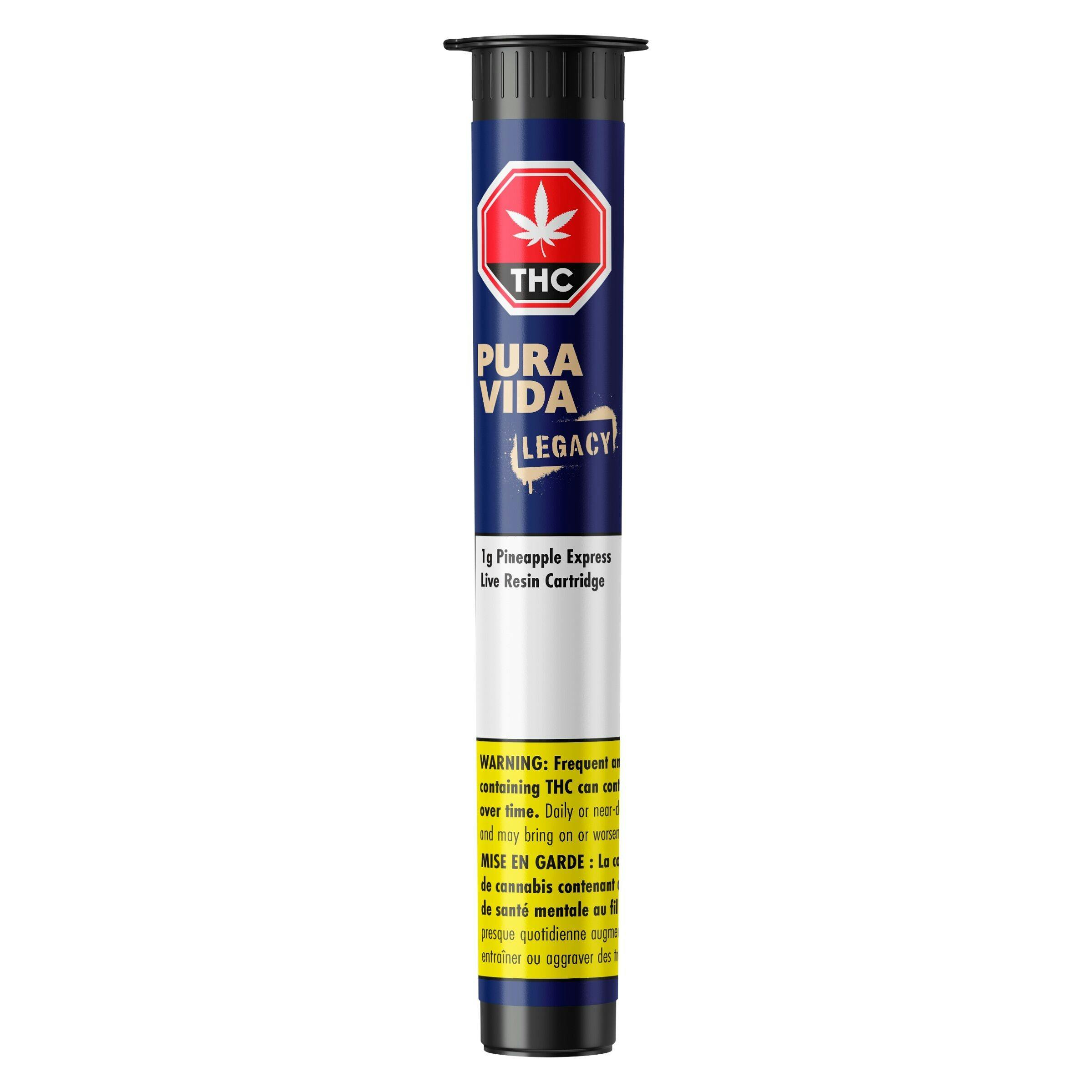 Pura Vida - Pineapple Express Live Resin Cartridge