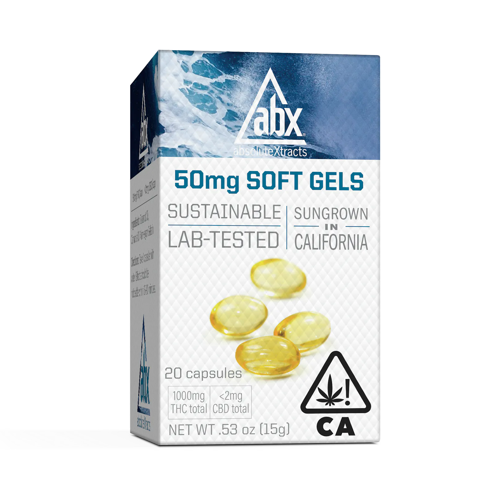 ABX Softgels 50mg - 20ct | Harborside (San Jose 10th Street)