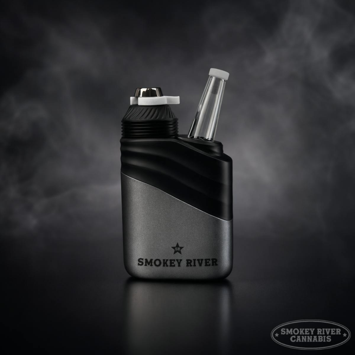 best concentrate vape Vaporizer | Smokey River Dab Flask at MO Health and Wellness Variant:Peach Blush Cores 3 Pack 13 All Breeze Prime &