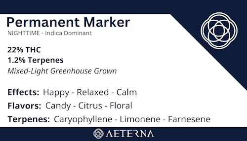 Aeterna | Permanent Marker | Indica Hybrid | Pre Roll | 1g-active
