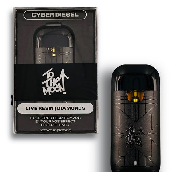 Product To The Moon - Cyber Diesel - 1g - Live Resin + Diamonds AIO