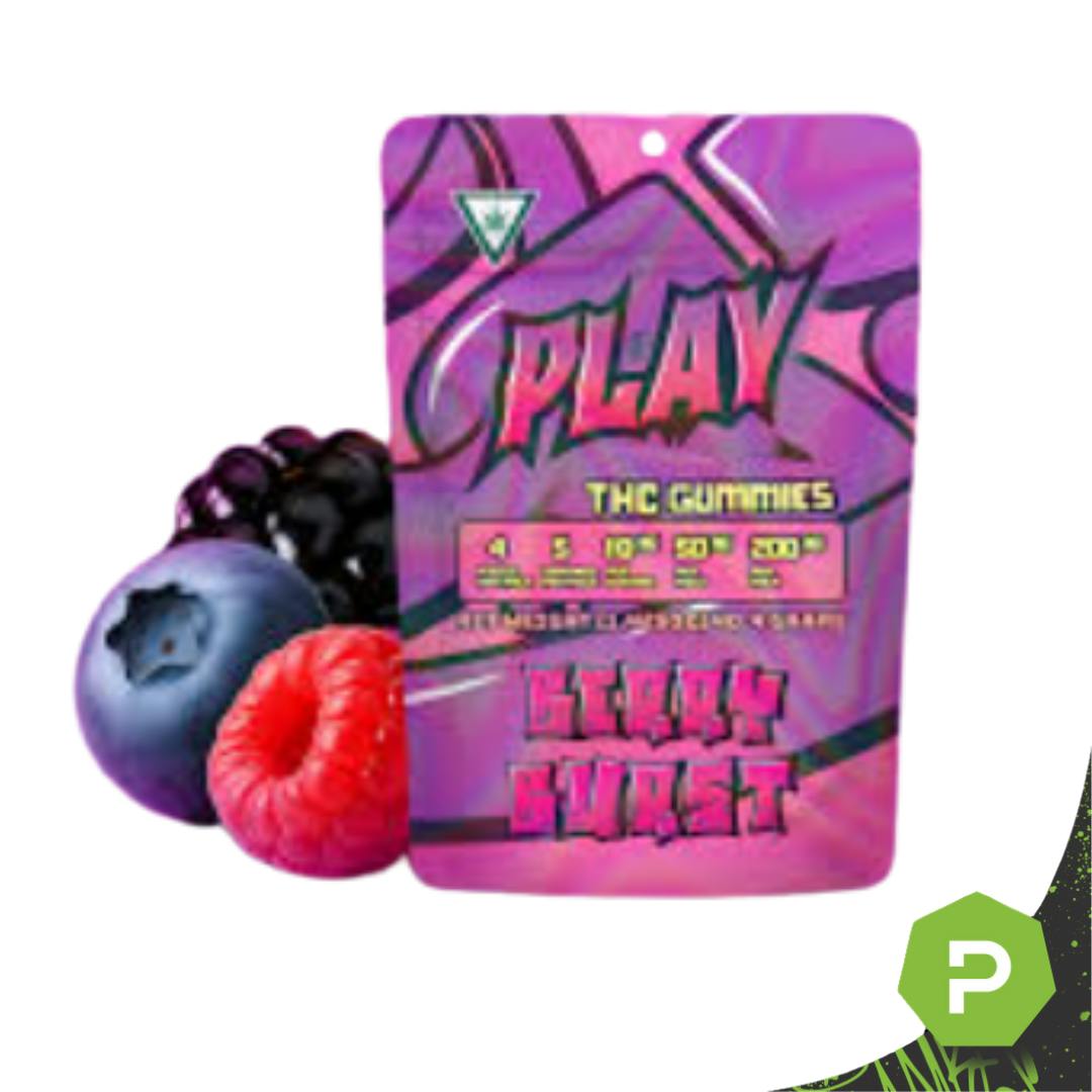 Play by Rkive PLAY | 200mg Gummies | Berry Burst - Puff Cannabis