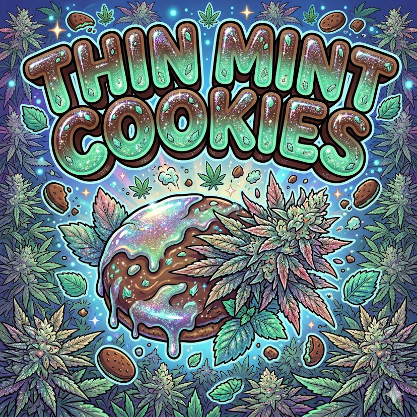 Dank Headquarters - Thin Mint Cookies - Buds
