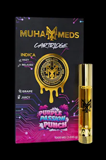 Muha Meds - 1g Cart - Purple Passion Punch
