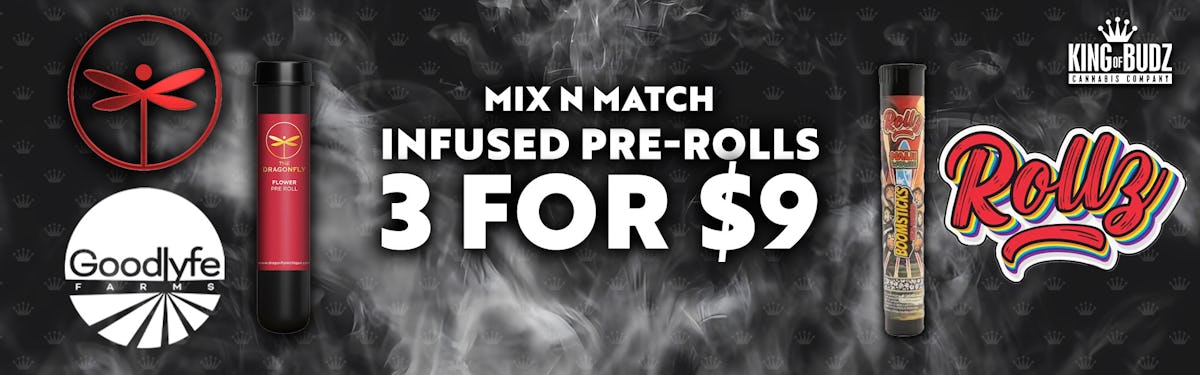 3 for $9 Pre-Rolls