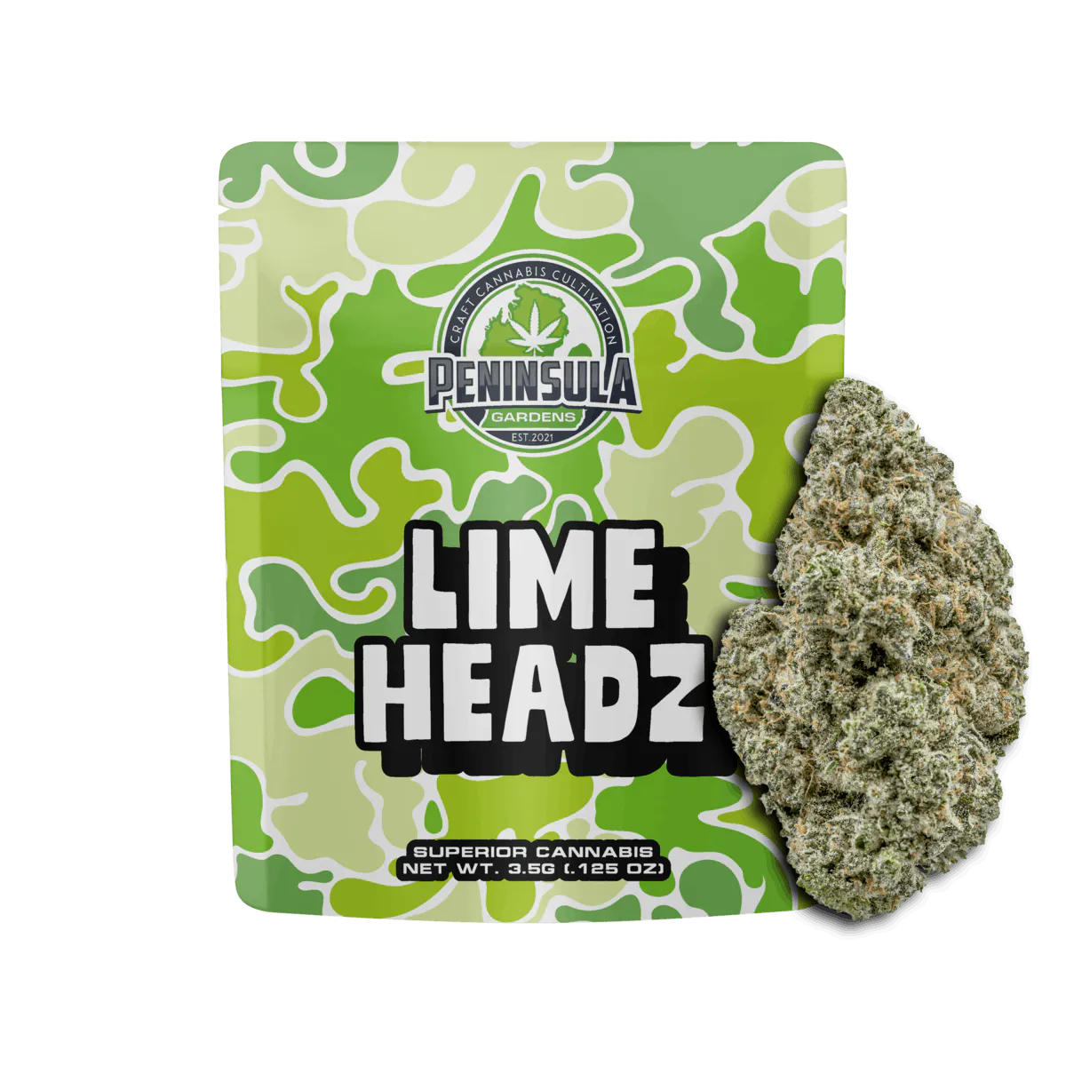 緑歙州 Peninsula Gardens | Lime Headz Pre-Pack Flower | Grand Rapids, MI