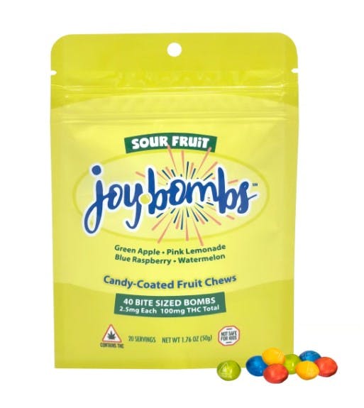 Photo of Joy Bombs Sour Fruit (40pk / 100mg THC)
