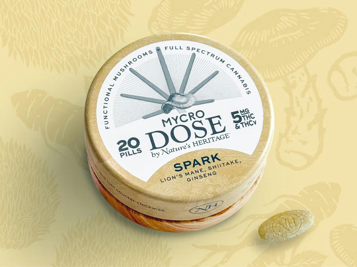 Nature's Heritage - Mycro Dose Tablets 100mg - Spark