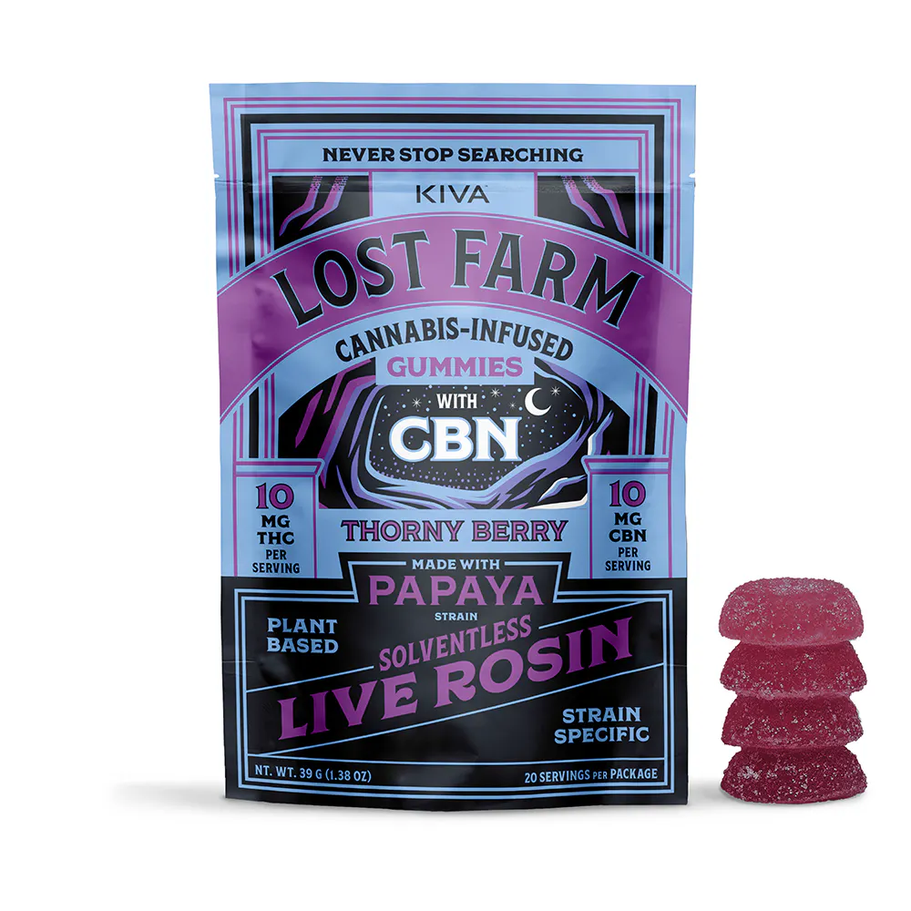 2:1 | Thorn Berry | 20mg THC x 10mg CBN | 10pk | Live Resin