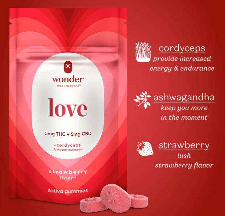 Product CL Wonder Wellness Gummies - Strawberry 100mg (20pk) (Love)