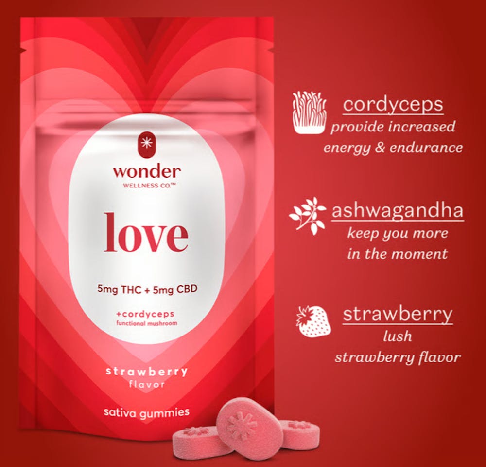 Product CL Wonder Wellness Gummies - Strawberry 100mg (20pk) (Love)
