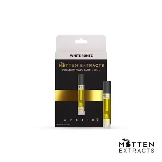 Mitten Extracts - 1g Cart - White Runtz (Hybrid)