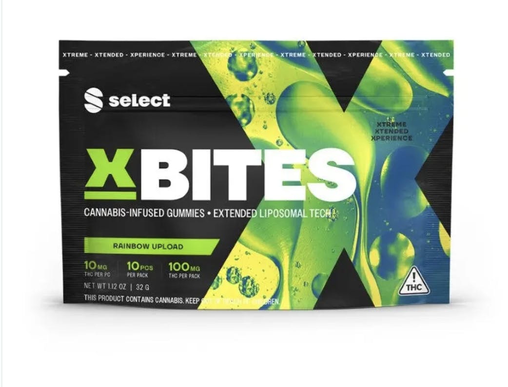 Select | X Bites | Rainbow Upload | 10 Pack | 100MG