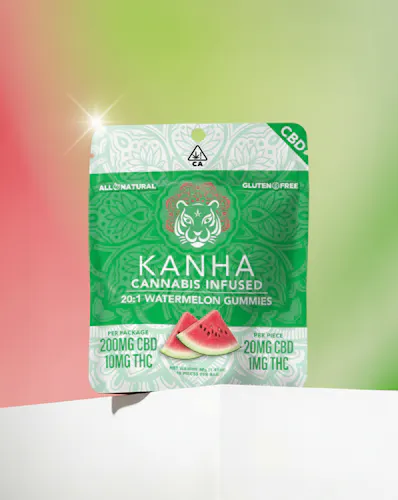 20:1 Watermelon CBD Gummies 10-pack | 200mg-active