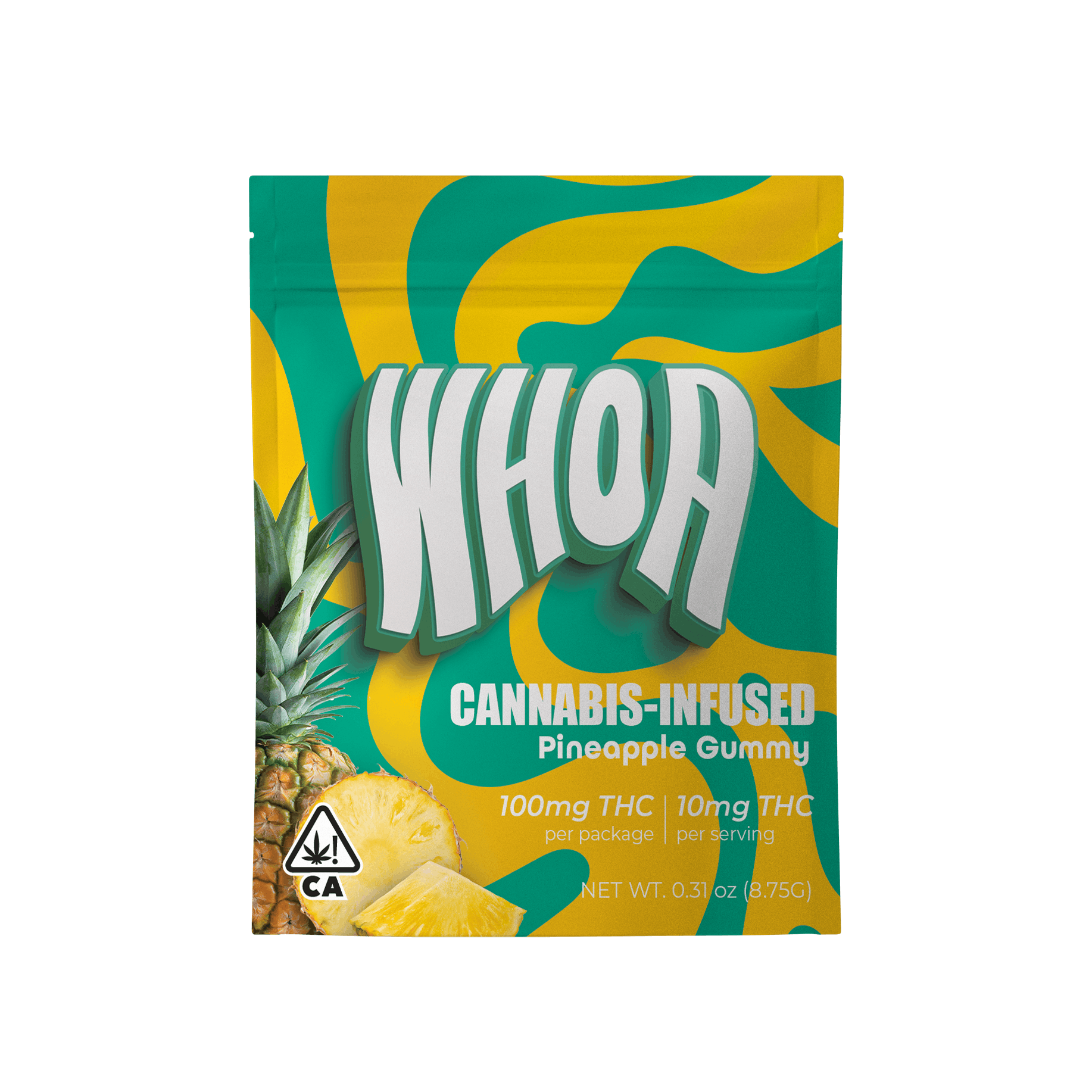Whoa 100mg Gummy Pineapple - Lemonnade Sacramento Cannabis
