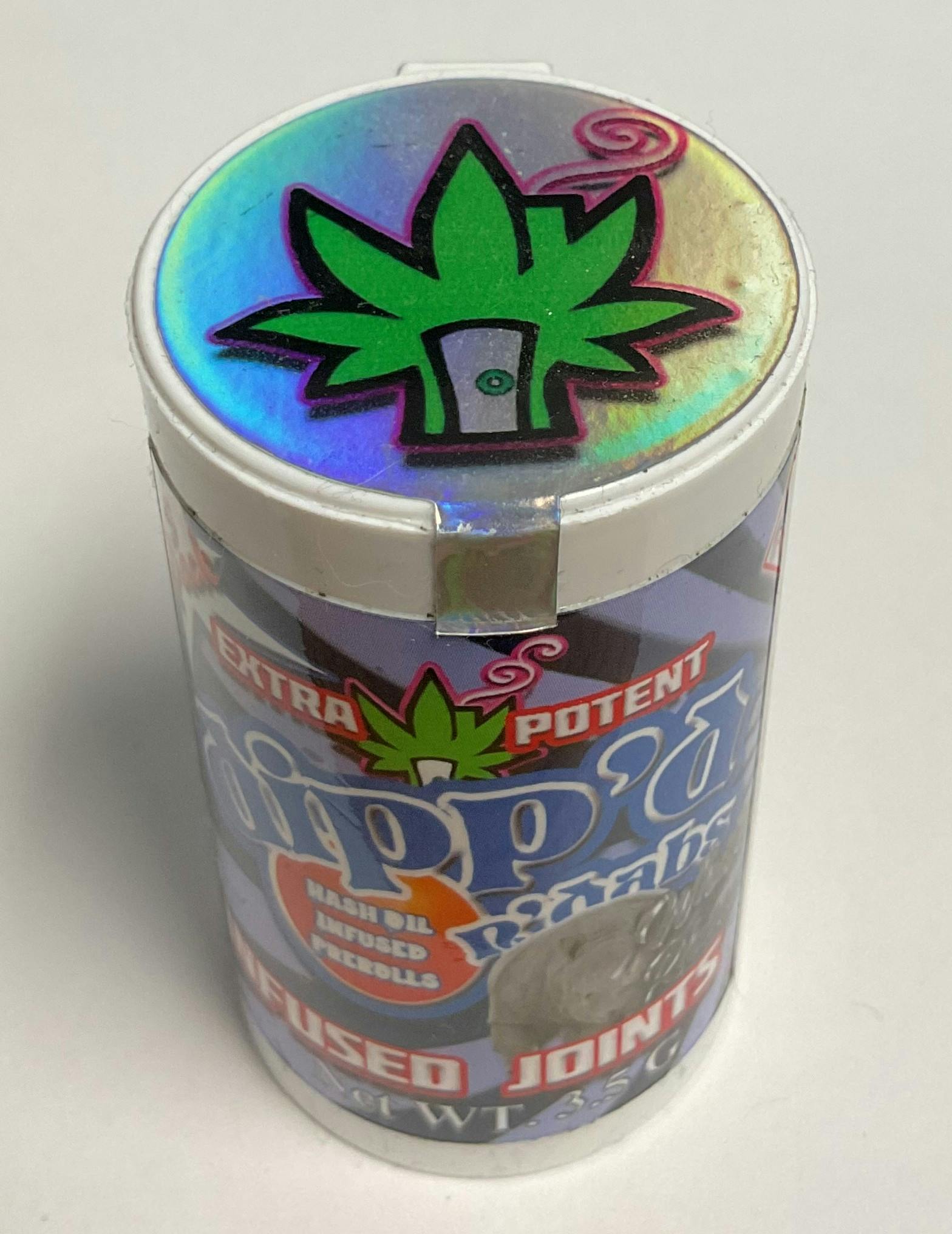 Kush House l Dipp'd N Dabs Infused 5pk PreRolls l White Rhino