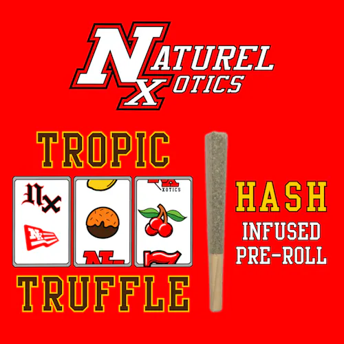 Tropic Truffle | Hash Infused Pre-Roll | 1g-active