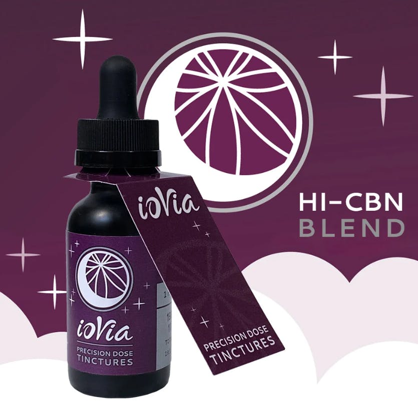 Photo of ioVia – Tincture – HI-CBN Blend (20:1) (CBN:THC) 10mg