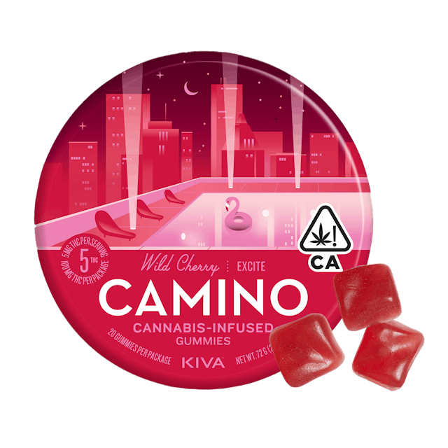 Wild Cherry (S) - 100mg 20pk Gummies - Camino - Image 2