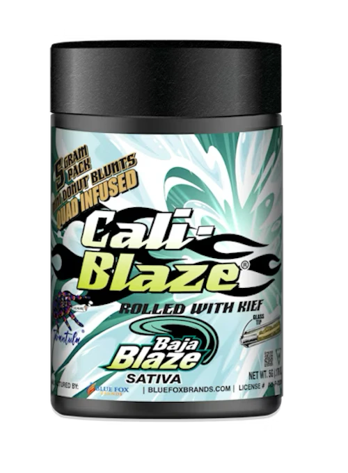 Cali-Blaze - 5-Pack .7g Infused Prerolls - Baja Blaze