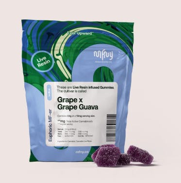 Grape x Grape Guava Live Resin Gummies | 10 pk-1