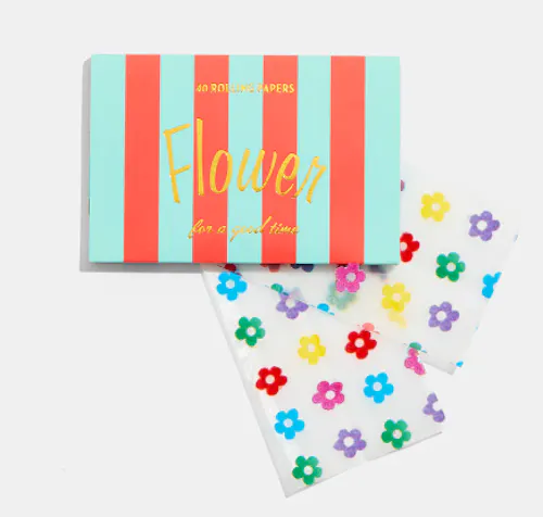 Edie Parker – Flower Rainbow Rolling Papers-active