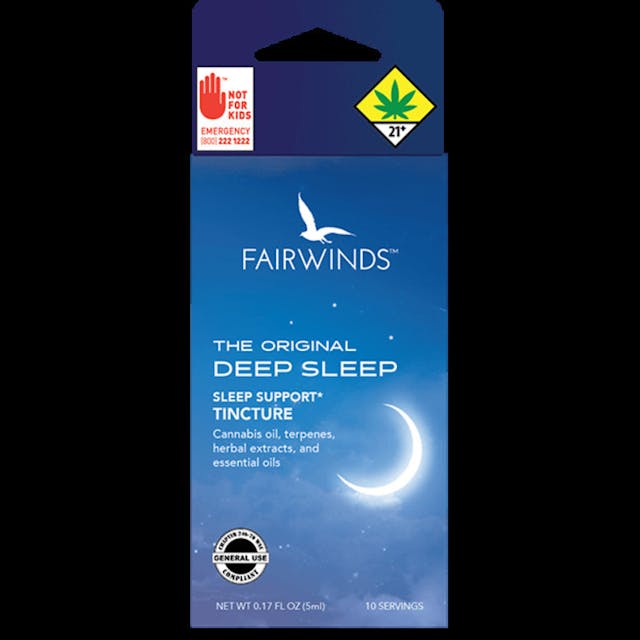 One of our best uses of the herbal entourage effect, the Deep Sleep tincture combines potent herbal extracts that synergize with our terpene-rich cannabis oil to provide support for deep, natural-feeling rest. Deep Sleep stands apart from the crowd by leveraging the powers of cannabis and herbal synergy. Deep Sleep provides a soothing onset experience that feels completely natural; the synergistic effect is potent yet subtle, allowing the body and mind to relax into a state true to the product name. Using an uncommon ratio of THC to CBD, the synergistic effect of the cannabis and herbs lasts less than 8 hours, so you can avoid any potential groggy feeling of lingering cannabis cloudiness. Try Deep Sleep and experience a new depth of rest.Note: This product has not been approved by the FDA to treat, cure or prevent any disease or ailment.