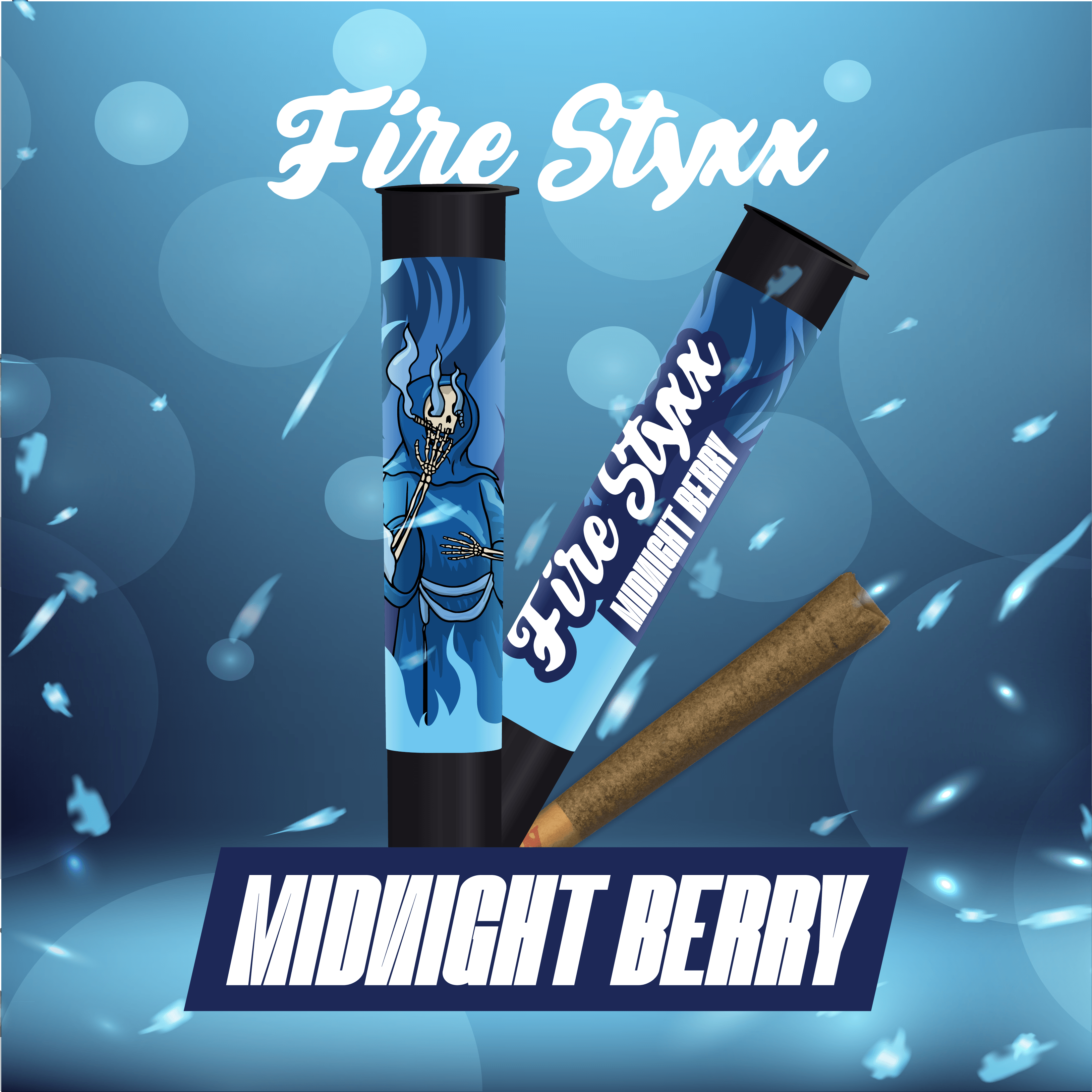 Product: Glorious Fire Styxx | Infused Pre-Roll - 1g - Midnight Berry